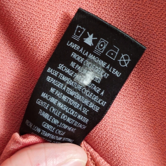 Lily Morgan Women's Terracotta Lace Up Top Size 3X - Picture 5 of 6